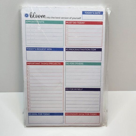 To-Do List | Daily Checklist | Habit Tracker, Accountablity, Planner, Bloom - Picture 1 of 5